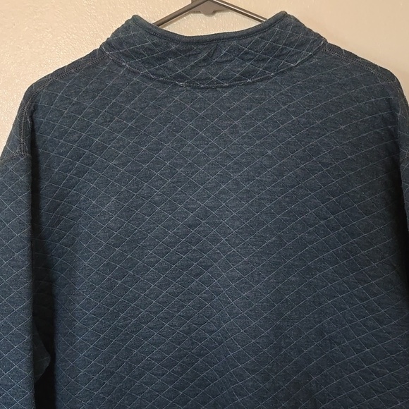 Eddie Bauer | Dark Blue Quilted 1/4 Zip Jacket Size XL - Picture 4 of 8